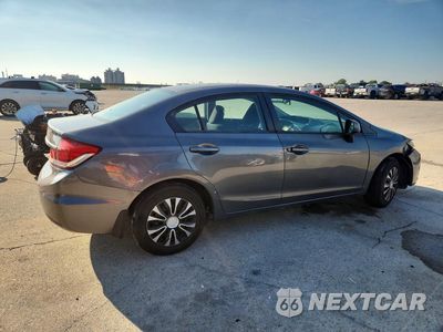 Trzecie zdjęcie samochodu z tyłu: 2013 HONDA CIVIC LX VIN:19XFB2F54DE204011 - miniatura
