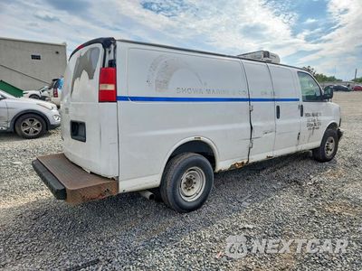 Trzecie zdjęcie samochodu z tyłu: 2010 CHEVROLET EXPRESS 3500 REFRIGERATED DELIVERY VAN VIN:1GC2GUAG9A1182574 - miniatura