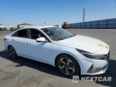 Czwarte zdjęcie samochodu z boku: 2023 HYUNDAI ELANTRA LIMITED VIN:KMHLN4AJ1PU045749 - miniatura