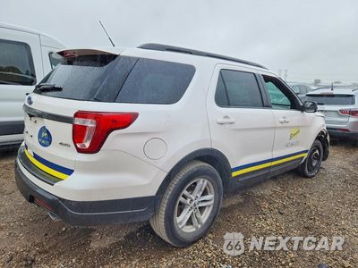 Trzecie zdjęcie samochodu z tyłu: 2018 FORD EXPLORER XLT VIN:1FM5K8D8XJGB28183 - miniatura