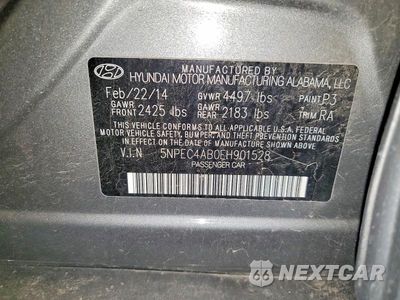 Zdjęcie 13 z 13 samochodu: 2014 HYUNDAI SONATA SE 2.0T VIN:5NPEC4AB0EH901528 - miniatura