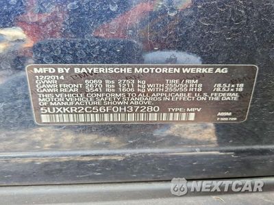 Zdjęcie 13 z 13 samochodu: 2015 BMW X5 SDRIVE35I VIN:5UXKR2C56F0H37280 - miniatura