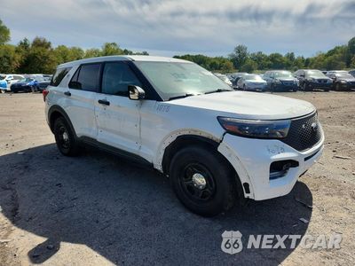 Czwarte zdjęcie samochodu z boku: 2020 FORD EXPLORER POLICE INTERCEPTOR VIN:1FM5K8AW9LGD01777 - miniatura
