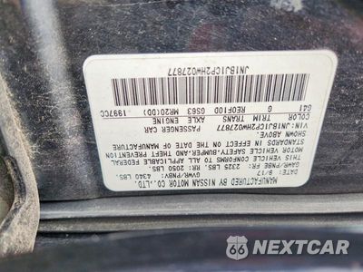 Zdjęcie 13 z 13 samochodu: 2017 NISSAN ROGUE SPORT S VIN:JN1BJ1CP2HW027877 - miniatura