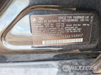 Zdjęcie 12 z 12 samochodu: 2006 BMW 330 XI VIN:WBAVD33536KV68417 - miniatura