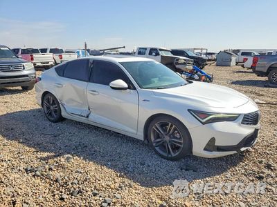 Czwarte zdjęcie samochodu z boku: 2023 ACURA INTEGRA A-SPEC VIN:19UDE4H36PA021014 - miniatura