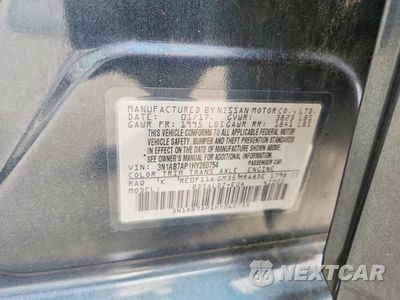 Zdjęcie 12 z 12 samochodu: 2017 NISSAN SENTRA SV VIN:3N1AB7AP1HY260754 - miniatura