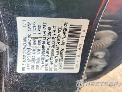 Zdjęcie 12 z 12 samochodu: 2019 HONDA CIVIC SPORT VIN:2HGFC2F87KH515491 - miniatura