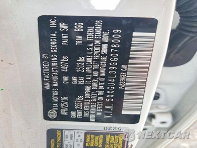 Zdjęcie 12 z 12 samochodu: 2016 KIA OPTIMA EX VIN:5XXGU4L39GG078009 - miniatura