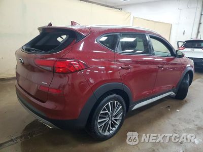 Trzecie zdjęcie samochodu z tyłu: 2019 HYUNDAI TUCSON SEL VIN:KM8J3CAL7KU931382 - miniatura