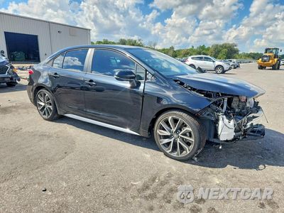 Czwarte zdjęcie samochodu z boku: 2022 TOYOTA COROLLA SE VIN:5YFS4MCE3NP110100 - miniatura