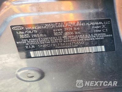 Zdjęcie 12 z 12 samochodu: 2019 HYUNDAI ELANTRA SE VIN:5NPD74LF8KH475650 - miniatura