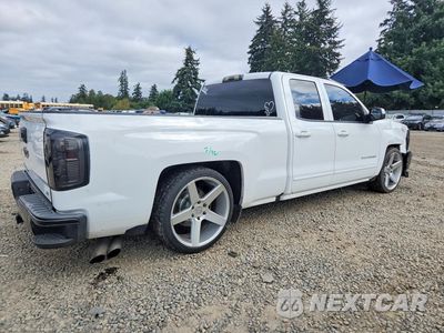 Trzecie zdjęcie samochodu z tyłu: 2017 CHEVROLET SILVERADO C1500 LT VIN:1GCRCREC6HZ225486 - miniatura