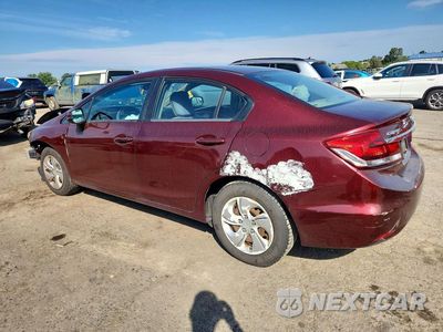 Drugie zdjęcie samochodu z przodu: 2013 HONDA CIVIC LX VIN:19XFB2F51DE242800 - miniatura
