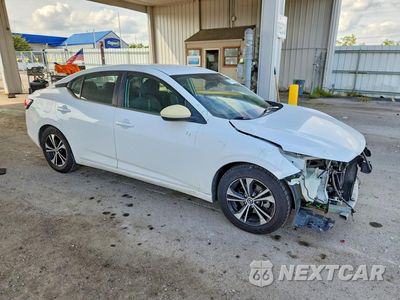 Czwarte zdjęcie samochodu z boku: 2021 NISSAN SENTRA SV VIN:3N1AB8CV1MY223926 - miniatura