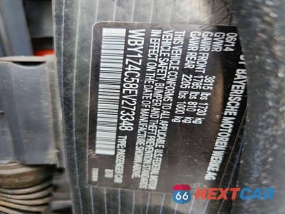 Zdjęcie 12 z 12 samochodu: 2014 BMW I3 REX VIN:WBY1Z4C58EV273348 - miniatura