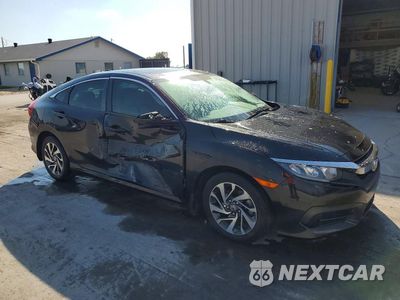 Czwarte zdjęcie samochodu z boku: 2018 HONDA CIVIC EX VIN:19XFC2F70JE012420 - miniatura