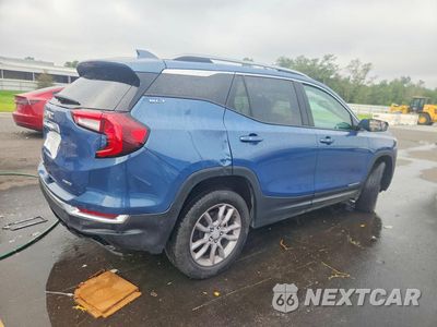Trzecie zdjęcie samochodu z tyłu: 2024 GMC TERRAIN SLT VIN:3GKALVEG6RL360070 - miniatura