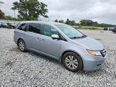 Czwarte zdjęcie samochodu z boku: 2016 HONDA ODYSSEY EX VIN:5FNRL5H49GB113010 - miniatura