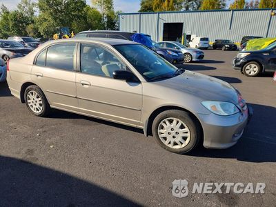 Czwarte zdjęcie samochodu z boku: 2004 HONDA CIVIC LX VIN:2HGES16514H526472 - miniatura