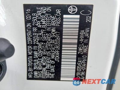 Zdjęcie 12 z 12 samochodu: 2016 TOYOTA PRIUS FOUR TOURING VIN:JTDKARFU8G3006917 - miniatura