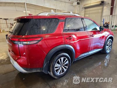Trzecie zdjęcie samochodu z tyłu: 2022 NISSAN PATHFINDER SL VIN:5N1DR3CC2NC266913 - miniatura