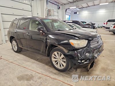 Czwarte zdjęcie samochodu z boku: 2010 TOYOTA HIGHLANDER HYBRID VIN:JTEBW3EH0A2039776 - miniatura