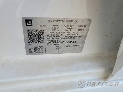 Zdjęcie 13 z 13 samochodu: 2019 GMC SIERRA K1500 VIN:1GTR9AEH2KZ250761 - miniatura