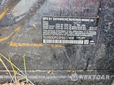 Zdjęcie 13 z 13 samochodu: 2023 BMW X3 M40I VIN:5UX83DP03P9S17408 - miniatura