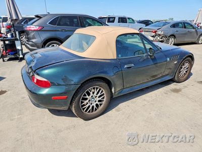 Trzecie zdjęcie samochodu z tyłu: 2000 BMW Z3 2.8 VIN:WBACH3346YLF71864 - miniatura