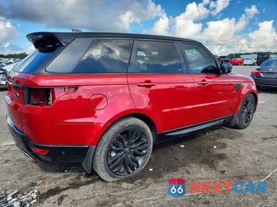 Trzecie zdjęcie samochodu z tyłu: 2018 LAND ROVER RANGE ROVER SPORT HSE VIN:SALWR2RK1JA184966 - miniatura