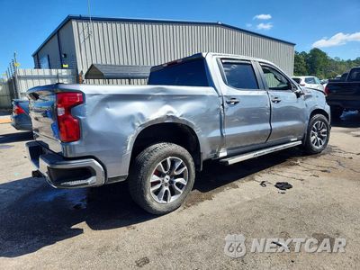 Trzecie zdjęcie samochodu z tyłu: 2020 CHEVROLET SILVERADO K1500 RST VIN:3GCUYEET1LG219222 - miniatura
