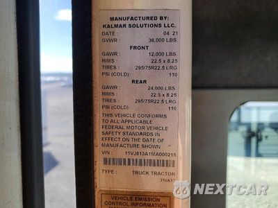 Zdjęcie 11 z 13 samochodu: 2021 KALMAR OTTAWA T2 YARD TRUCK VIN:11VJ813A1MA000215 - miniatura