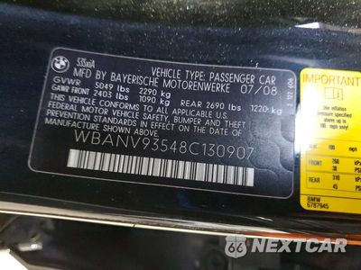 Zdjęcie 12 z 12 samochodu: 2008 BMW 535 XI VIN:WBANV93548C130907 - miniatura
