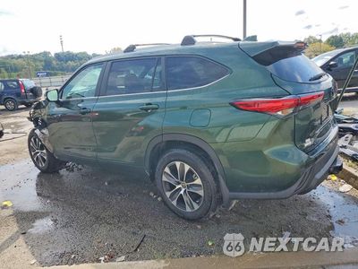 Drugie zdjęcie samochodu z przodu: 2023 TOYOTA HIGHLANDER XLE VIN:5TDKDRBH7PS503746 - miniatura