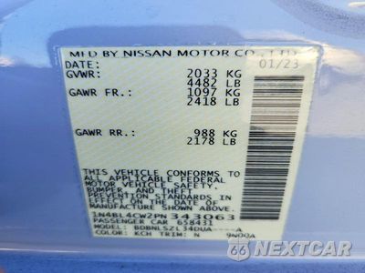 Zdjęcie 13 z 13 samochodu: 2023 NISSAN ALTIMA SR VIN:1N4BL4CW2PN343063 - miniatura