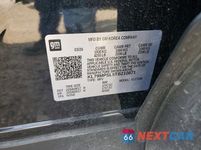 Zdjęcie 13 z 13 samochodu: 2026 CHEVROLET TRAILBLAZER LT VIN:KL79MPSL5TB210871 - miniatura