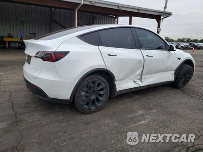 Trzecie zdjęcie samochodu z tyłu: 2021 TESLA MODEL Y VIN:5YJYGDEE6MF300112 - miniatura