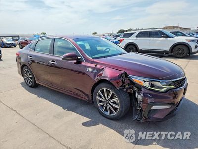 Czwarte zdjęcie samochodu z boku: 2019 KIA OPTIMA EX VIN:5XXGU4L18KG336656 - miniatura