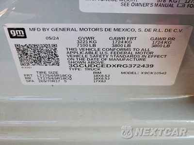 Zdjęcie 13 z 13 samochodu: 2024 CHEVROLET SILVERADO K1500 TRAIL BOSS CUSTOM VIN:3GCUDCEDXRG372439 - miniatura