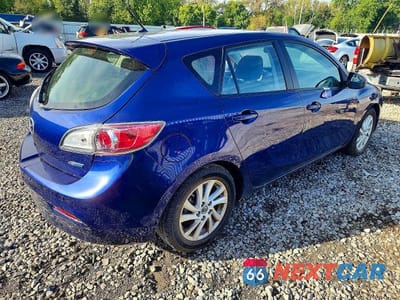 Trzecie zdjęcie samochodu z tyłu: 2013 MAZDA 3 I VIN:JM1BL1M76D1752492 - miniatura