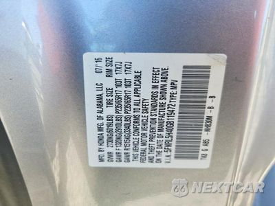 Zdjęcie 14 z 14 samochodu: 2016 HONDA ODYSSEY EX VIN:5FNRL5H40GB119472 - miniatura