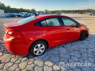 Trzecie zdjęcie samochodu z tyłu: 2016 CHEVROLET CRUZE LS VIN:1G1BC5SM9G7309182 - miniatura