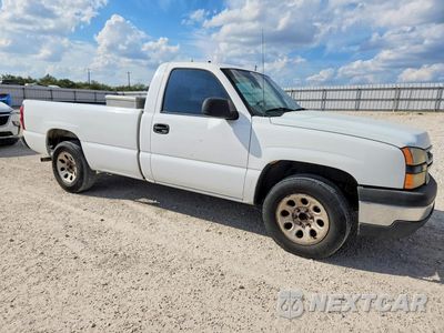 Czwarte zdjęcie samochodu z boku: 2006 CHEVROLET SILVERADO C1500 VIN:3GCEC14X16G252550 - miniatura
