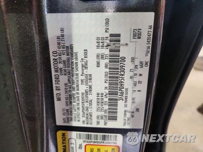 Zdjęcie 12 z 12 samochodu: 2015 FORD FUSION SE VIN:3FA6P0H95FR309700 - miniatura