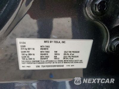 Zdjęcie 13 z 13 samochodu: 2024 TESLA MODEL Y VIN:7SAYGDED3RF005048 - miniatura