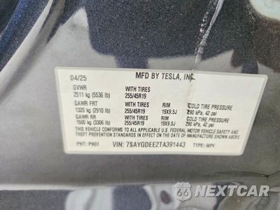 Zdjęcie 12 z 12 samochodu: 2026 TESLA MODEL Y VIN:7SAYGDEE2TA391443 - miniatura