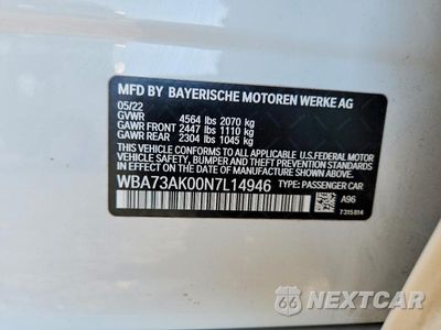 Zdjęcie 12 z 12 samochodu: 2022 BMW 228XI VIN:WBA73AK00N7L14946 - miniatura