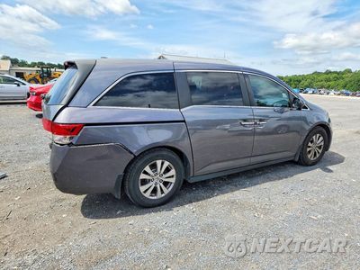 Trzecie zdjęcie samochodu z tyłu: 2014 HONDA ODYSSEY EXL VIN:5FNRL5H63EB020899 - miniatura