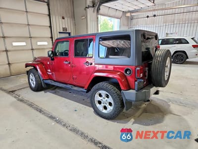 Drugie zdjęcie samochodu z przodu: 2013 JEEP WRANGLER UNLIMITED SAHARA VIN:1C4BJWEG1DL597260 - miniatura